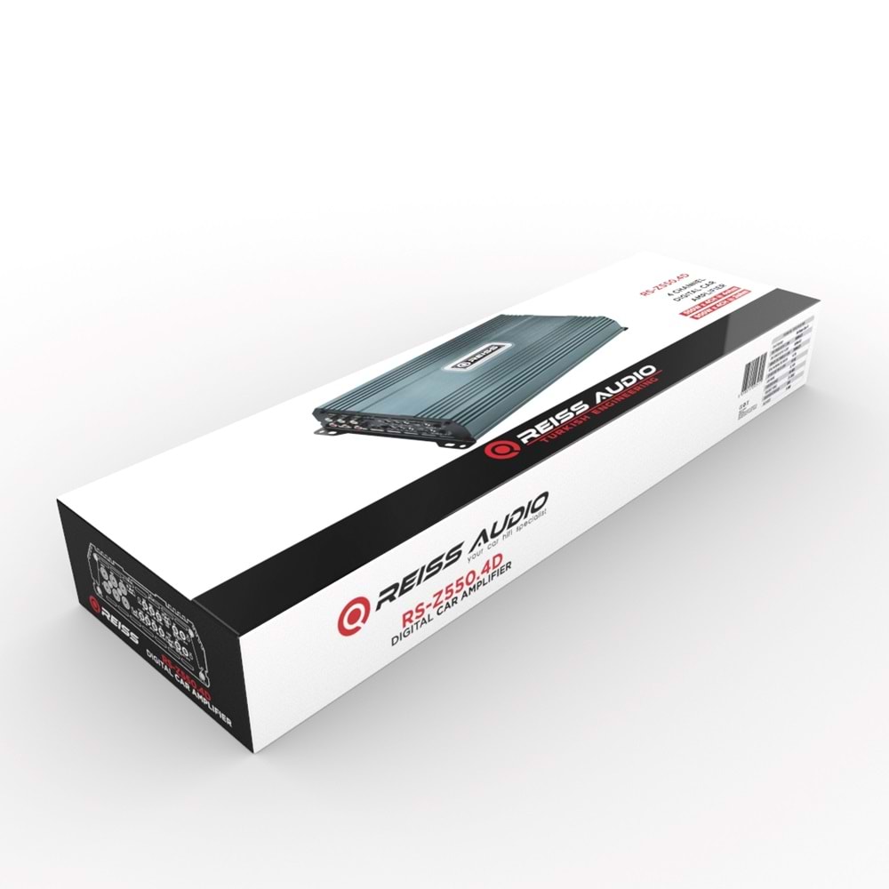 REISS AUDİO RSZ550.4D 550 RMS FULL RANGE CLASSS D