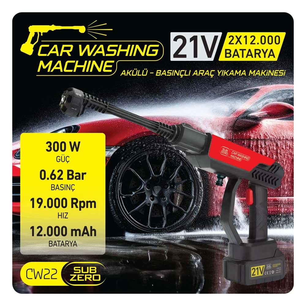 SUBZERO CW22 ARAÇ YIKAMA MAKİNA