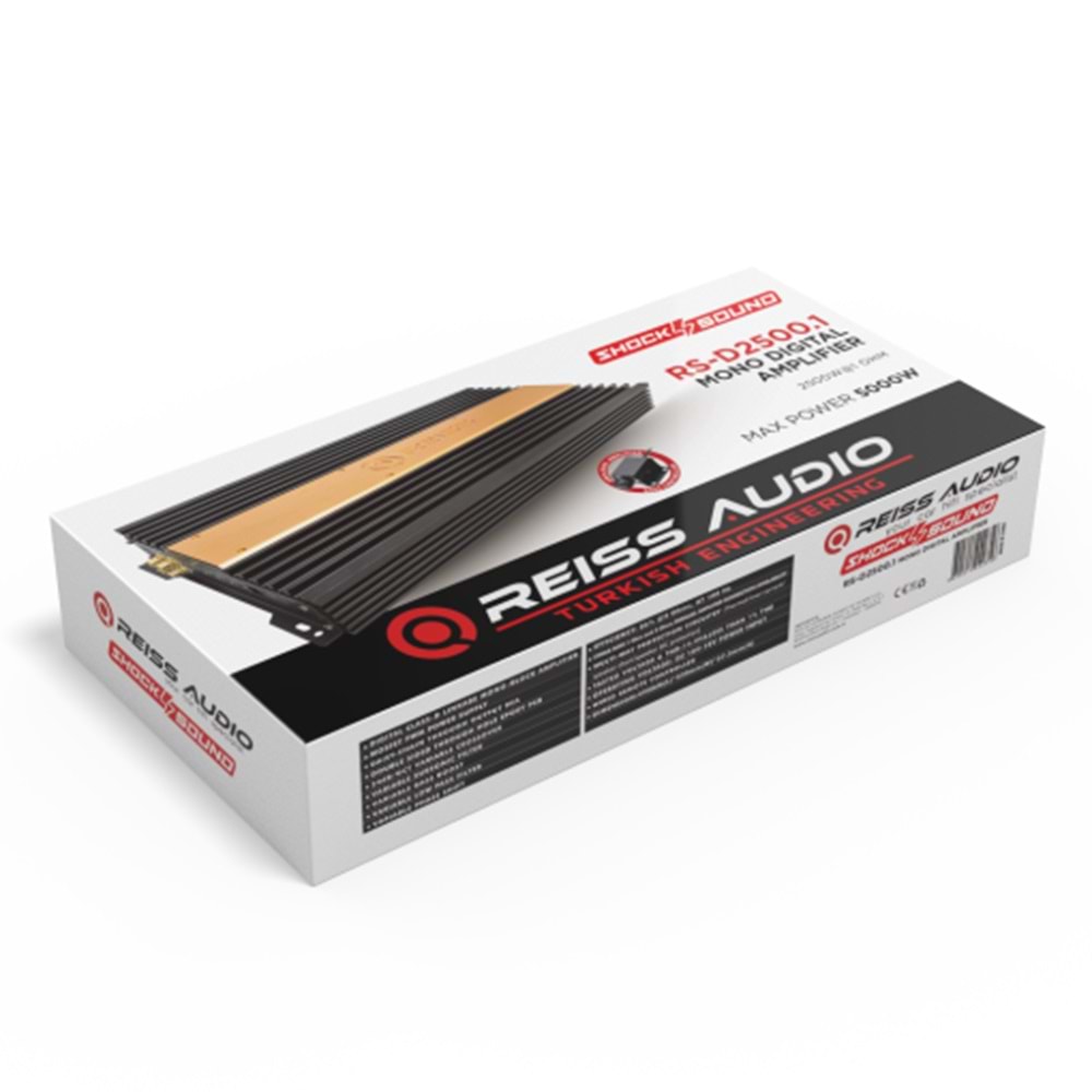 REISS AUDIO RSD2500.1D MONO CLASS D ANFİ