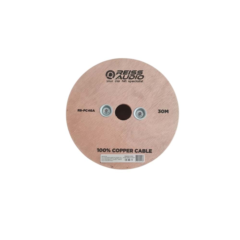 REISS AUDIO RSPC4GA 30 MT %100 COOPER KABLO