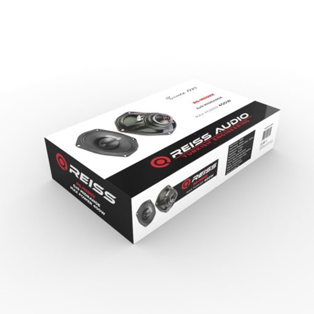 REISS AUDIO RSM69NX 6X9 120 RMS 400W OVAL NEO MİDRANGE