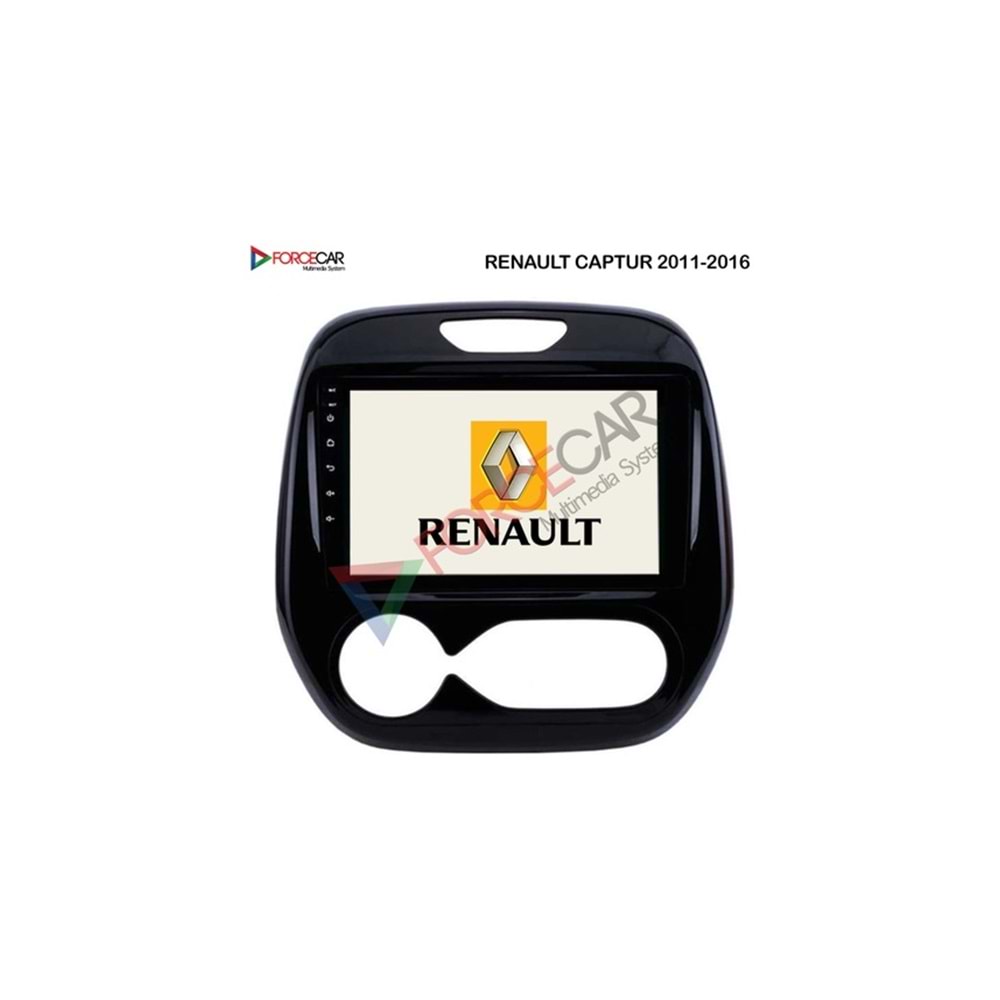 NEWFRON CR177B RENAULT CAPTUR 2011-2016 ÇERÇEVE SİYAH 9 İNCH