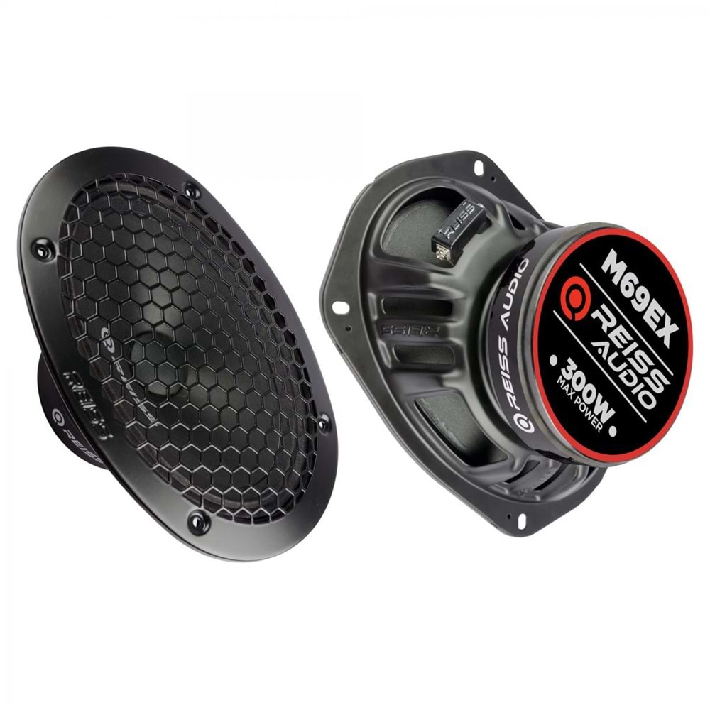 REISS AUDIO RSM69EX 180 RMS 300W 6X9 OVAL MİDRANGE HOPARLÖR