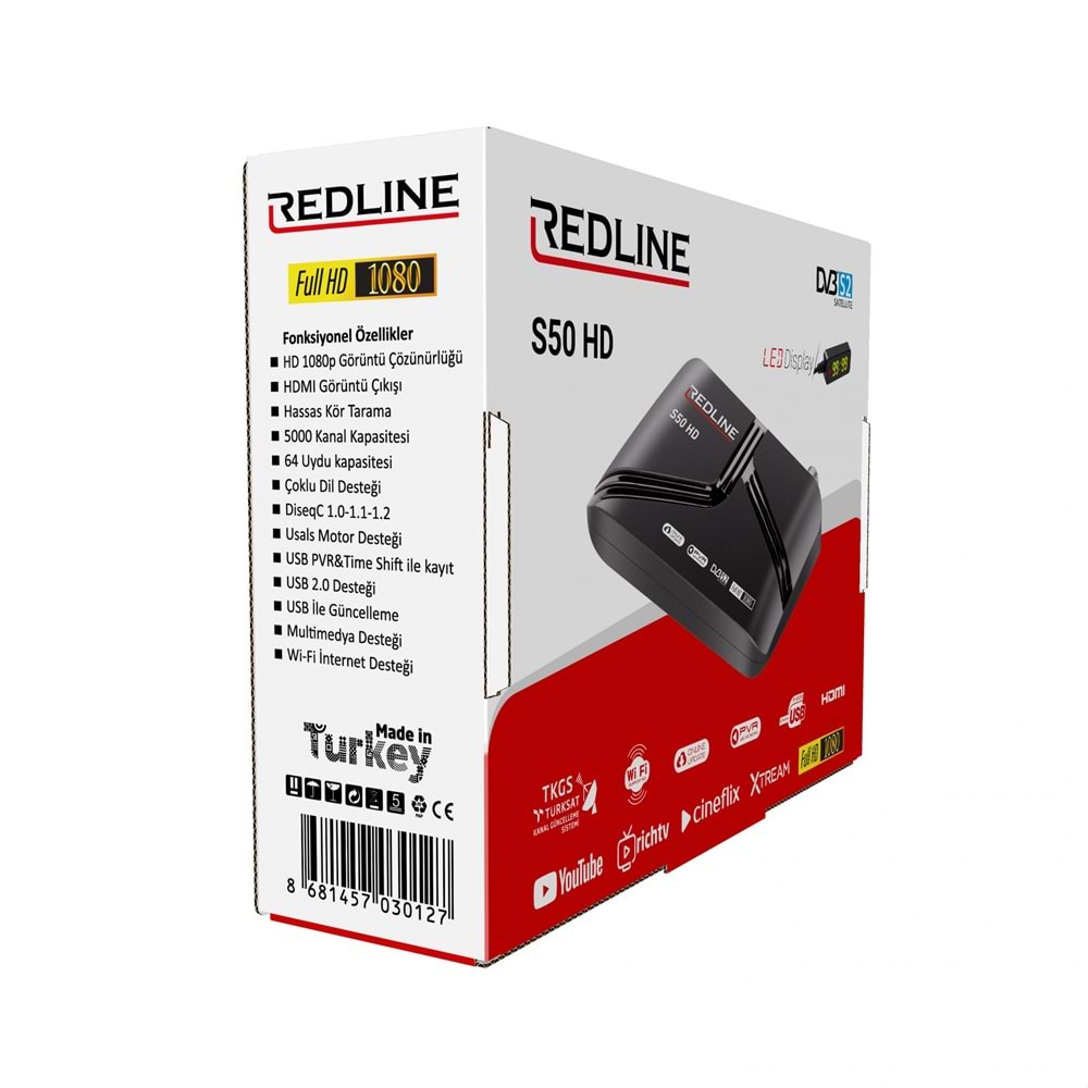 REDLİNE S50 HD UYDU ALICI