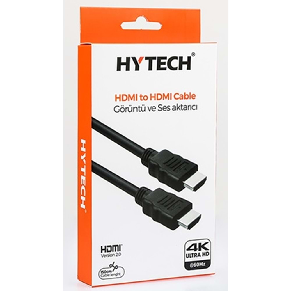 TR//Hytech HY XHD01 HDMI TO HDMI 1.5mt 4K Kablo