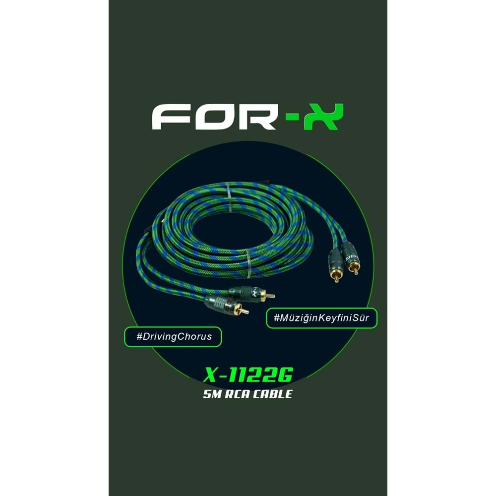 TR//FORX X1122G 5MT RCA KABLO