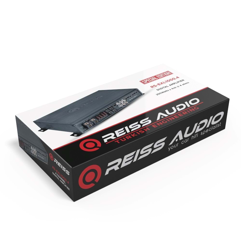 REISS AUDIO RS EXL1000.4 4 KANAL CLASS D AMPLİFİKATOR