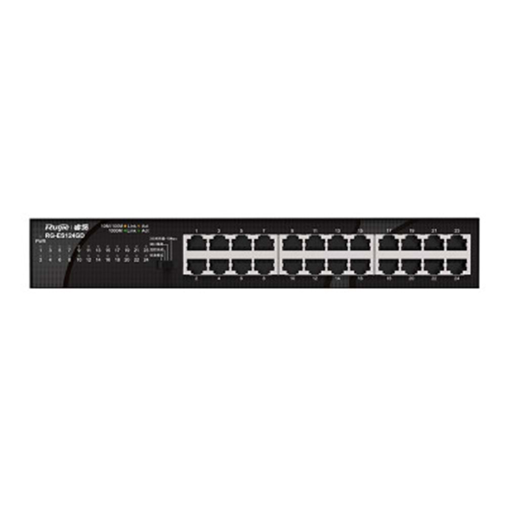 RUIJIE REYEE RG-ES118S-LP 16 PORT 10X100 2 UPLINK 16 PORT POE SWITCH (120W)