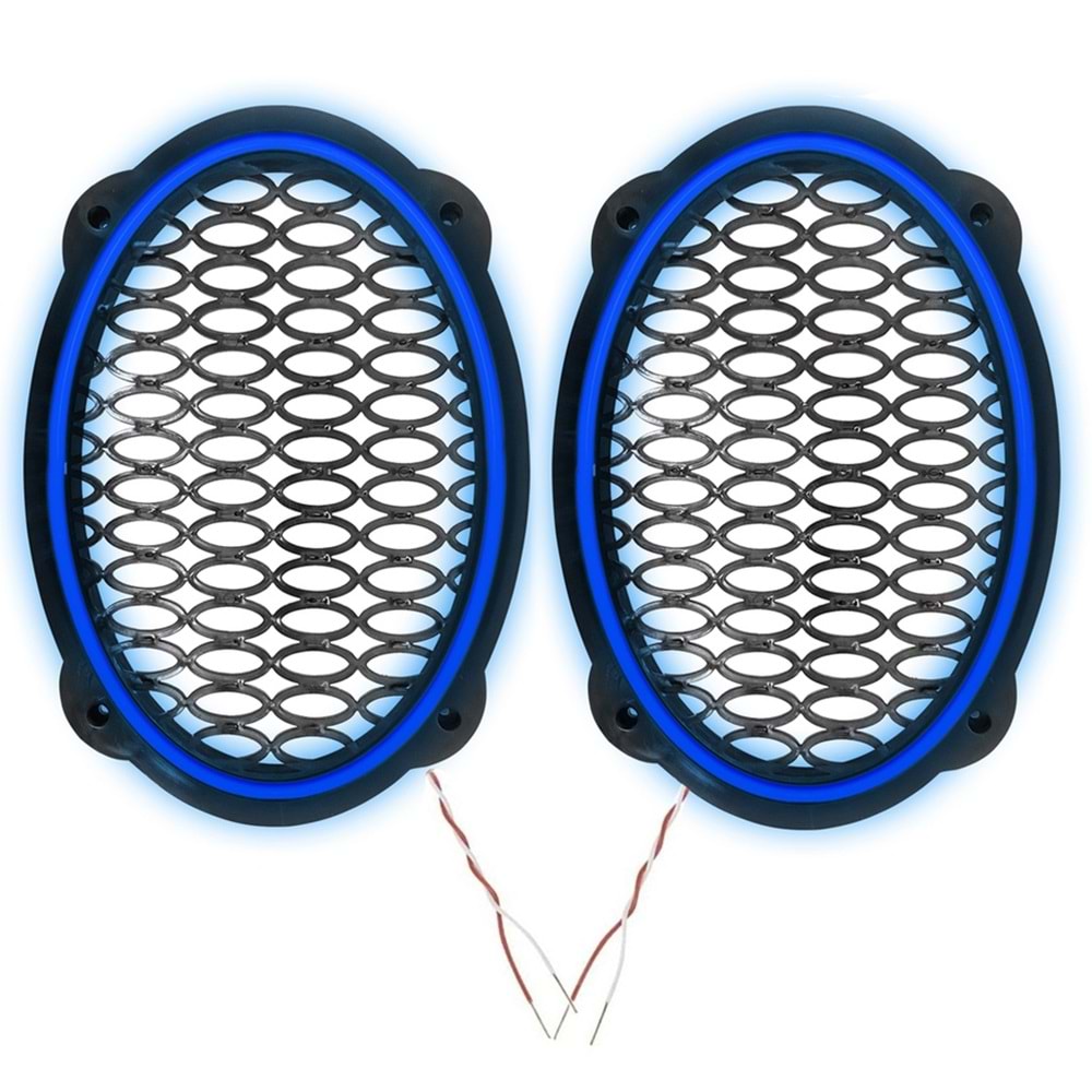 TRACOUSTICS PK5052 Ledli Hoparlör Kapak Oval 2Adet 5 RENK