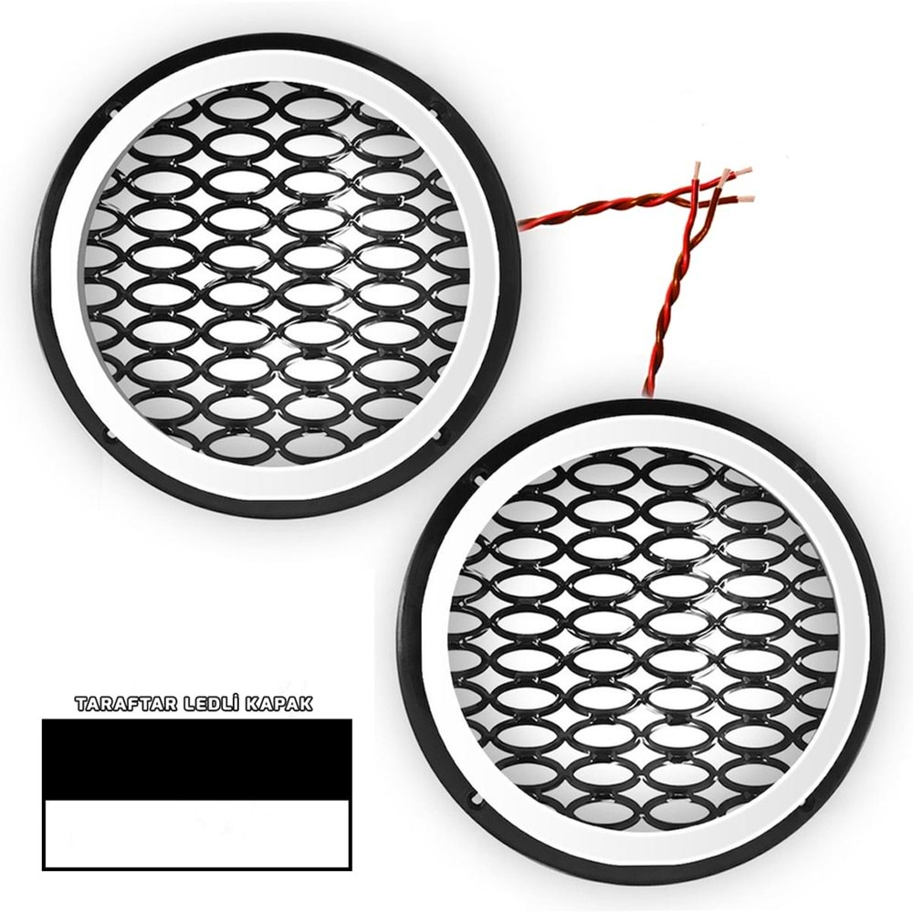 TRACOUSTICS PK5905 Ledli Hoparlör Kapak 16cm 2adet TARAFTAR 4 TAKIM