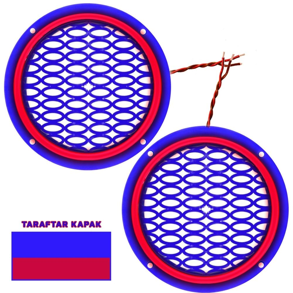 TRACOUSTICS PK5904 Ledli Hoparlör Kapak 20cm Taraftar 2adet TARAFTAR 4 TAKIM