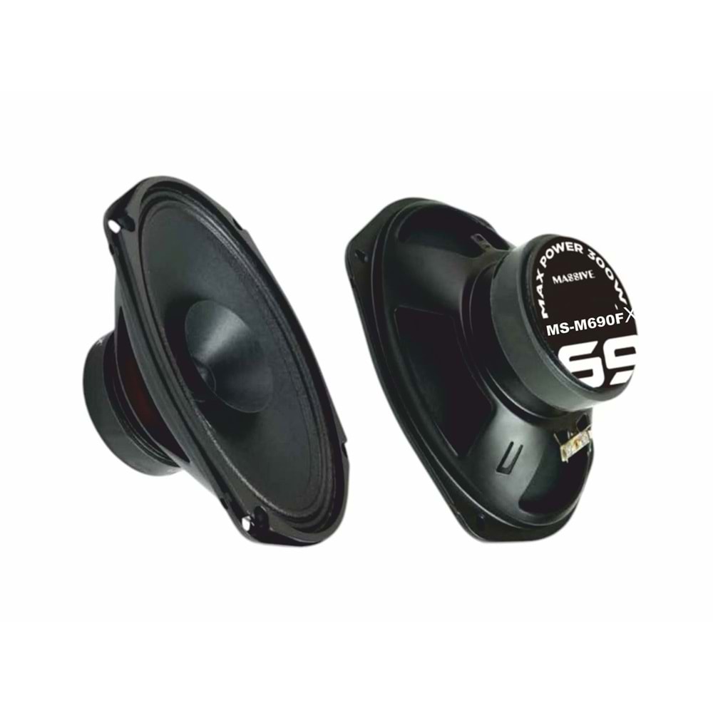MASSIVE MSM690FX 6X9 OVAL MIDRANGE 120 RMS 300W ÇİFT