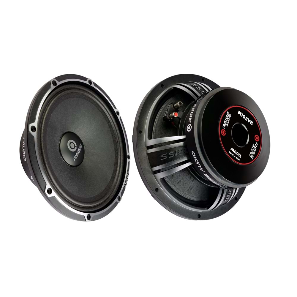 REISS AUDIO RSM102VB Çifti 2200wat-1100w Rms 25 Cm Oto Midrange