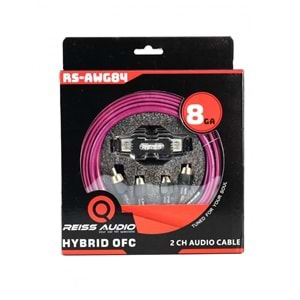 REISS AUDIO RSAWG84 8 GA %50 BAKIR KABLO SETİ
