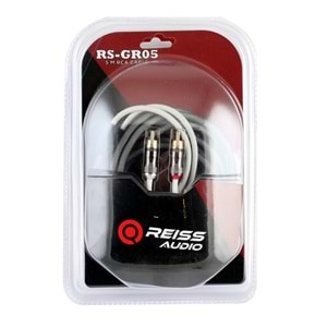 REISS AUDIO RSGR05 5 Metre Örgülü Rca Kablo