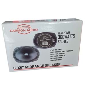 CARMON AUDIO SPL6.9 6X9 360W OVAL HOPARLÖR