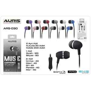 TR//Auris ARS030 Super Bass Microfonlu Telefon Kulaklığı