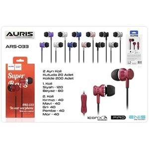 TR//Auris ARS033 Super Bass Microfonlu Telefon Kulaklığı