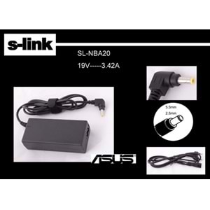 TR//SLINK SLNBA20 19V 3.42A 5.5*2.5 Asus/Acer Notebook Adaptör