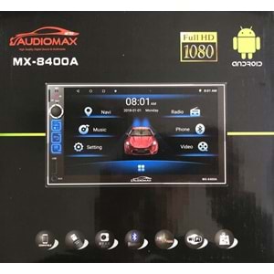 AUDIOMAX MX8400A 7 İnch Android FULL HD DOUBLE TEYP
