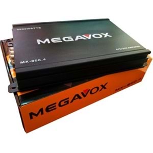 TR//MEGAVOX MX800.4 4 KANAL 5000W 4X60 AMFİ
