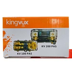 KİNGVOX KV100PAS Amfi Sigortalı 1 Giriş 2 Çıkış Sigortalı Amfi Blok Dağıtıcı