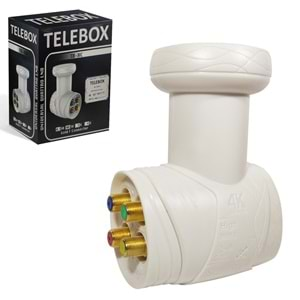 TELEBOX TBXC LNB DÖRTLÜ SANTRAL (QUATTRO) GOLD 0.1DB