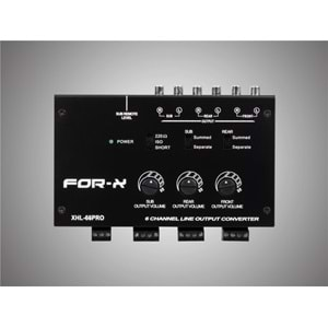 FORX XHL-66PRO 3CH HI TO LOW 6 Channel Line Output Converter