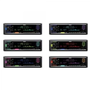 REISS AUDIO RSMX88DSP 3 Amfi Çıkışlı Profesyonel DSP işlemcili RBG Işıklı Bluetooth TEYP