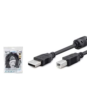 HADRON HDX7507 KABLO PRINTER TO USB 5MT SİYAH