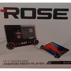 ROSE DC8710BT-464 4/64 RAM 10.1inch ANDROİD MEDİA PLAYER