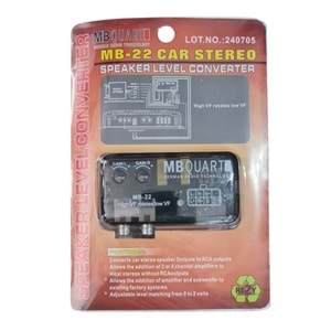 MB QUART MB22 2 KANAL DÖNÜŞTÜRÜCÜ