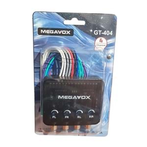 MEGAVOX GT404 4 KANAL HI TO CONVERTER AMFİ ÇEVİRİCİ