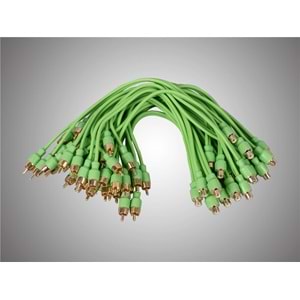 FORX TERS Y20RCA 20PCS/BAG GREENCOLOR 1 FEMALE 2 MALE Y CABLE