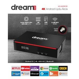 DREAMSTAR A5 PRO 2/16 RAM ANDROİD TV BOX (UYDULU)