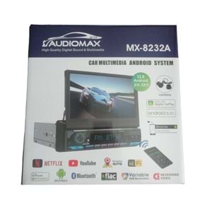 AUDIOMAX MX8232A ANDROİD İNDASH TEYP 7 İNCH MİRROR USB AUX