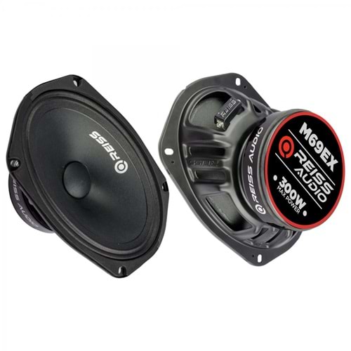 REISS AUDIO RSM69EX 180 RMS 300W 6X9 OVAL MİDRANGE HOPARLÖR
