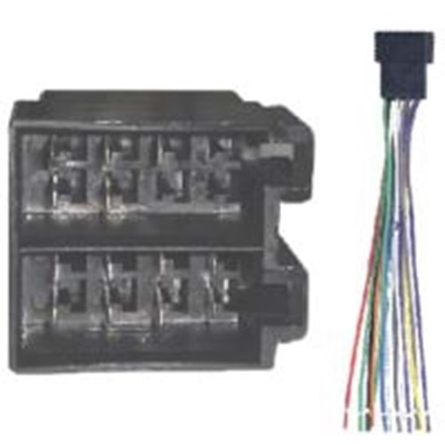 FULLY G-510B İso Tip Dişi Oto Teyp Soketi