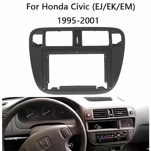 NEWFRON HONDA CITY M/C 1996-2001 CR454B ÇERÇEVE SİYAH 9