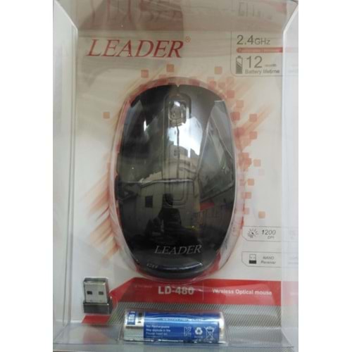 TR//LEADER LD480 2.4Ghz 1200DPI Kablosuz Mouse 2 Renk