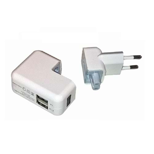 TR//TECMO B2410 USB ADAPTÖR 5V 1A / 2.1A SAMSUNG