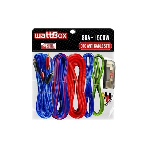TR//wattBox 8GA-1500 Amfi Set Kablo