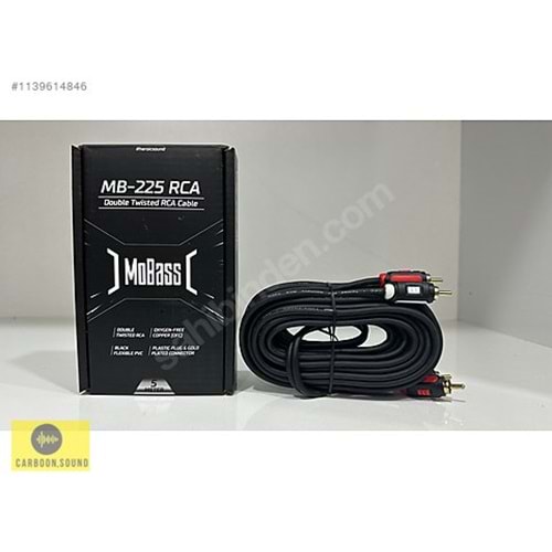 MOBASS MB225RCA 5 METRE RCA CABLE