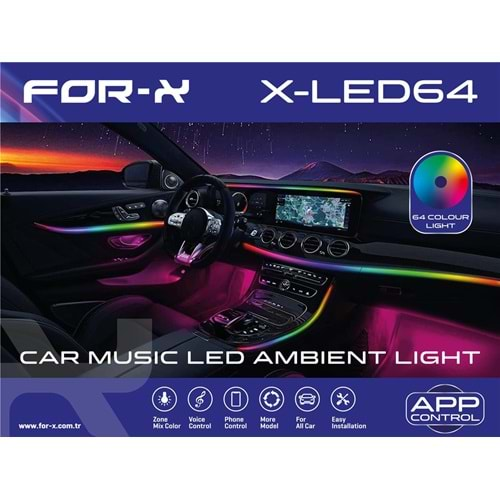 FORX X-LED64 COLOURFUL UNIVERSAL AMBIENT LIGHTLED