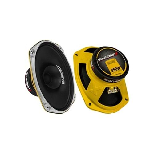 SOUNDMAX SXM69XH 250 Watt Max Power Oval Midrange