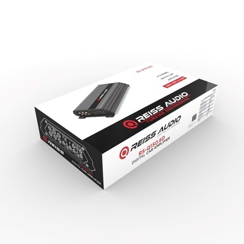 REISS AUDIO RS-Q150.6D 6 KANAL 150W X 6CH AMFİ