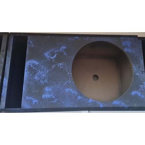MDF SPL Oto 38 cm L port Boyalı Subwoofer Bas Kabini