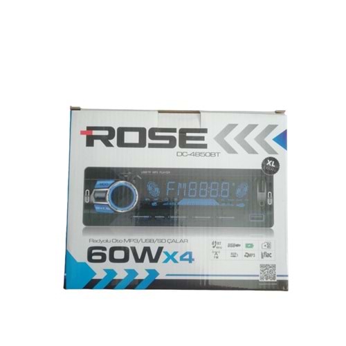 ROSE DC4850BT 4X60W AUX/BT/USB/ OTO TEYP