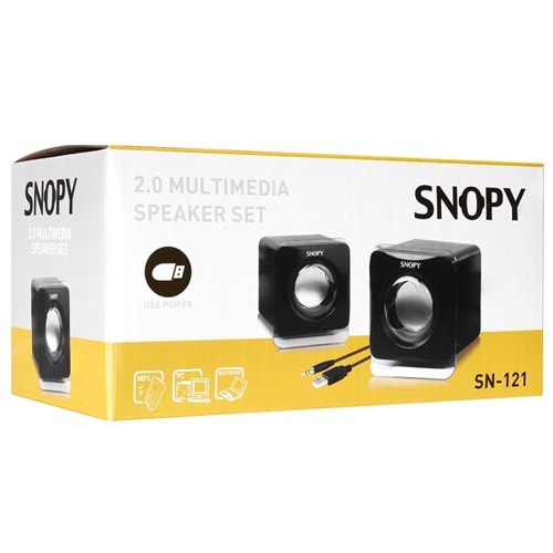 SNOPY SN121 2.0 Siyah Usb Speaker Hoparlör