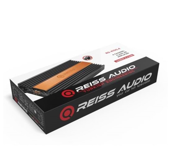 TR//REISS AUDIO RS4150.4 4 KANAL CLASS AB AMPLİFİKATOR